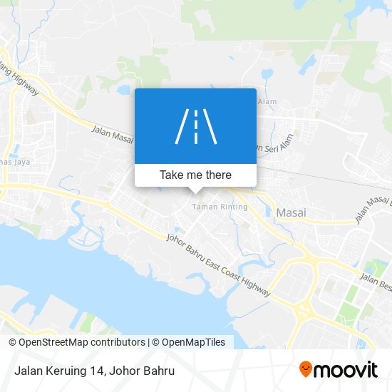 Jalan Keruing 14 map