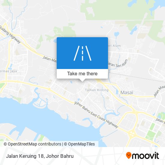 Jalan Keruing 18 map