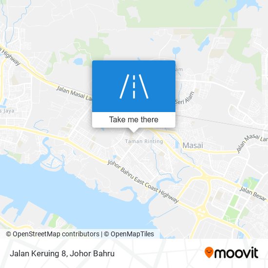 Jalan Keruing 8 map