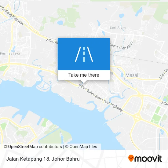 Jalan Ketapang 18 map