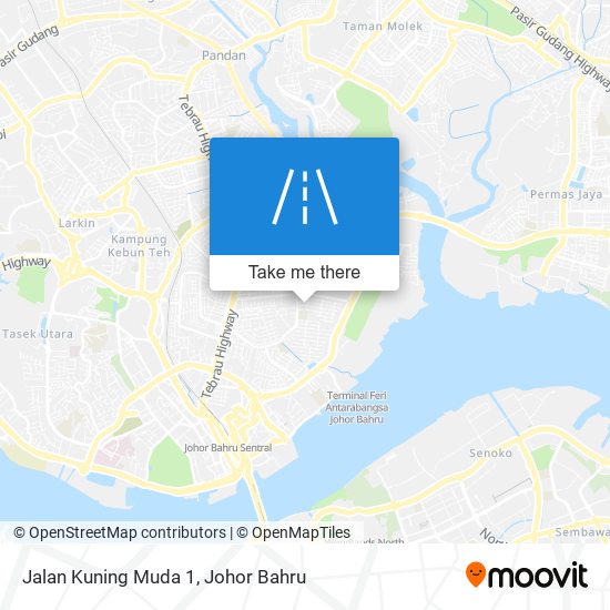 Jalan Kuning Muda 1 map