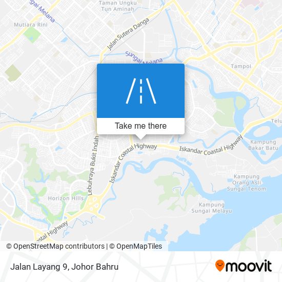 Jalan Layang 9 map