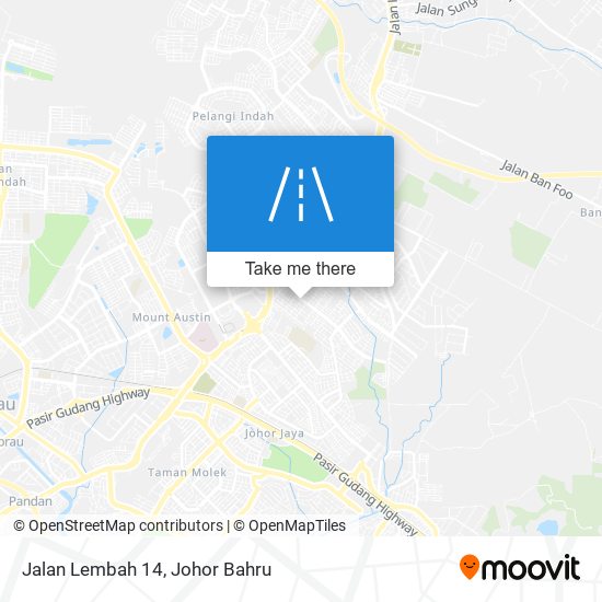 Jalan Lembah 14 map