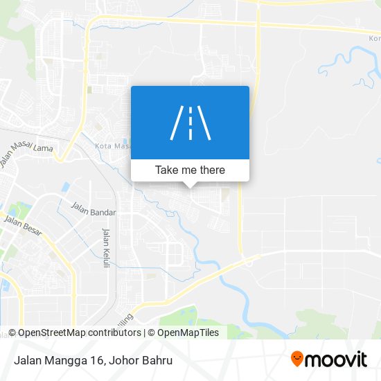 Jalan Mangga 16 map