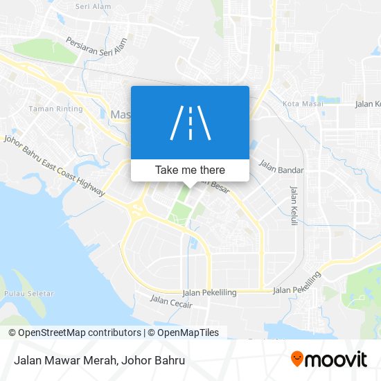 Jalan Mawar Merah map