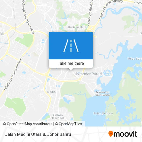 Jalan Medini Utara 8 map