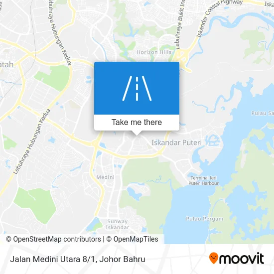 Jalan Medini Utara 8/1 map