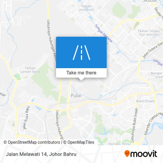 Jalan Melawati 14 map