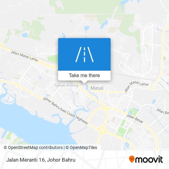 Jalan Meranti 16 map