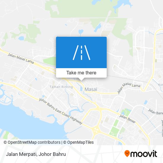 Jalan Merpati map