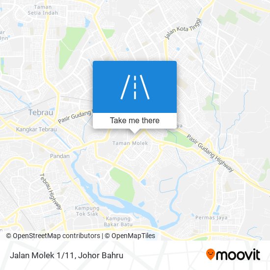 Jalan Molek 1/11 map