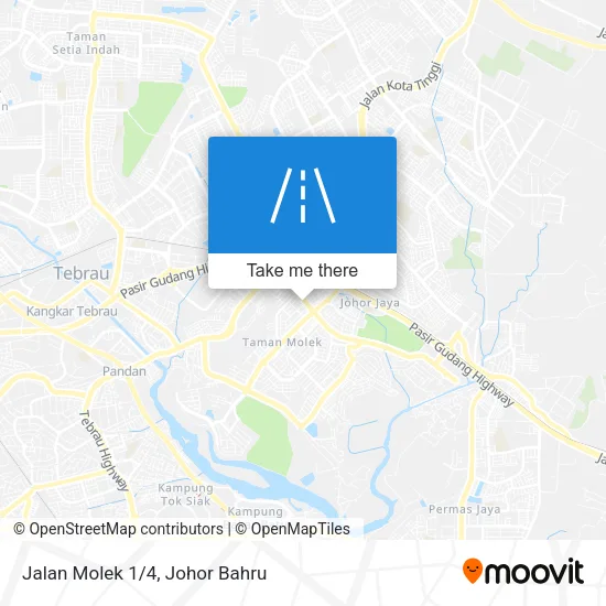 Jalan Molek 1/4 map
