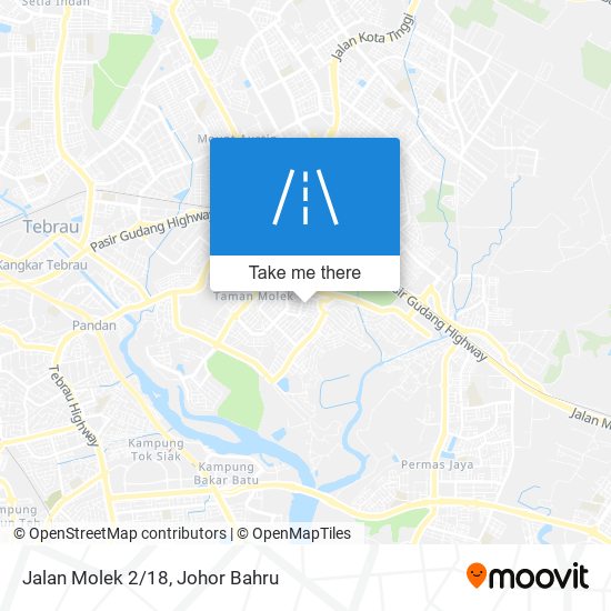 Jalan Molek 2/18 map