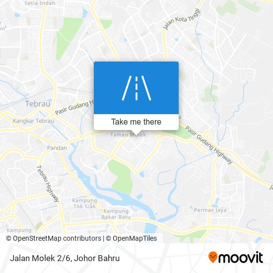 Jalan Molek 2/6 map