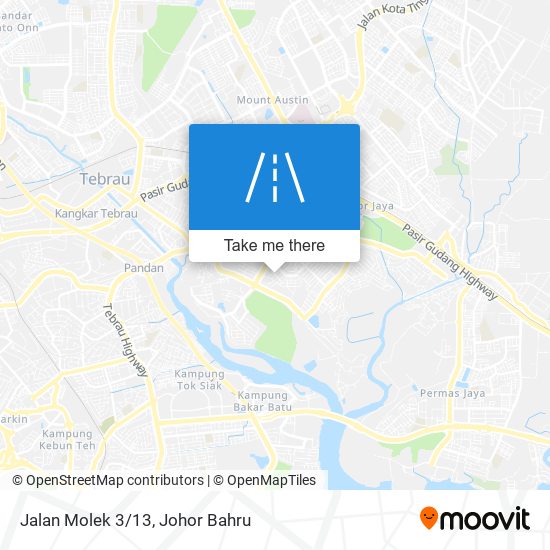 Jalan Molek 3/13 map