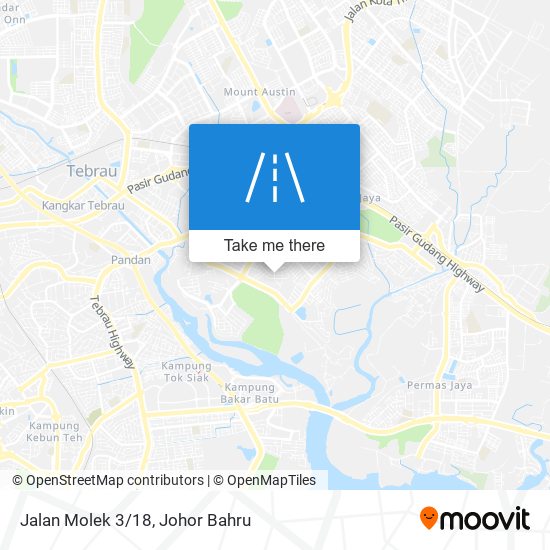 Jalan Molek 3/18 map