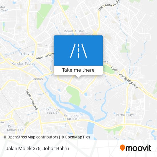 Jalan Molek 3/6 map