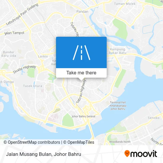 Jalan Musang Bulan map