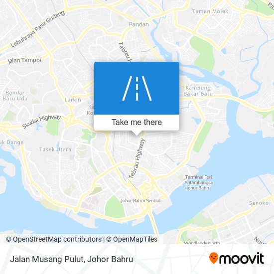 Jalan Musang Pulut map