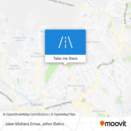 Jalan Mutiara Emas map