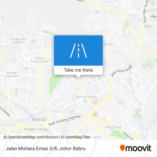 Jalan Mutiara Emas 3/8 map