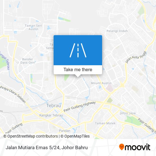 Jalan Mutiara Emas 5/24 map