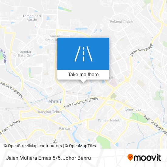 Jalan Mutiara Emas 5/5 map