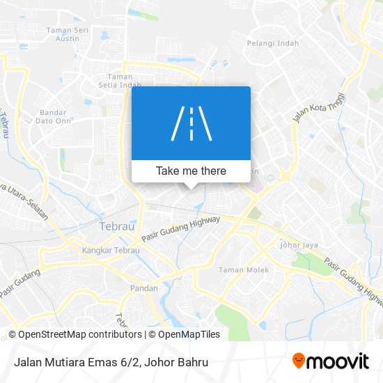 Jalan Mutiara Emas 6/2 map