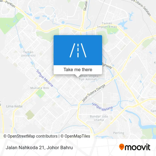 Jalan Nahkoda 21 map