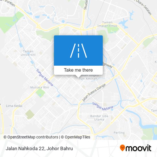 Jalan Nahkoda 22 map