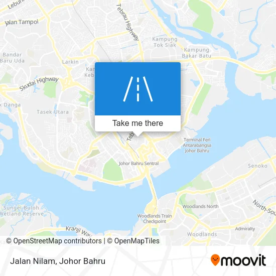 Jalan Nilam map