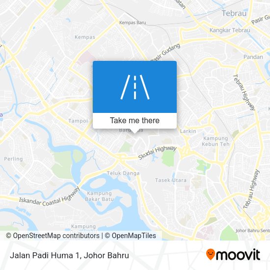 Jalan Padi Huma 1 map