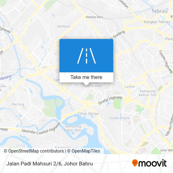 Jalan Padi Mahsuri 2/6 map