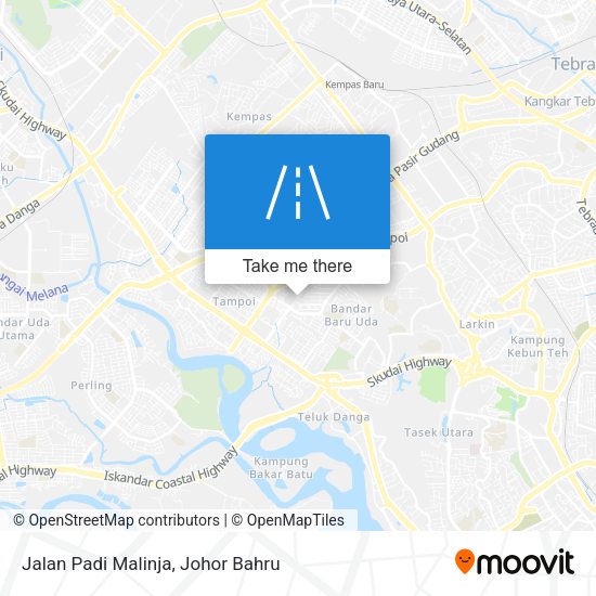 Jalan Padi Malinja map