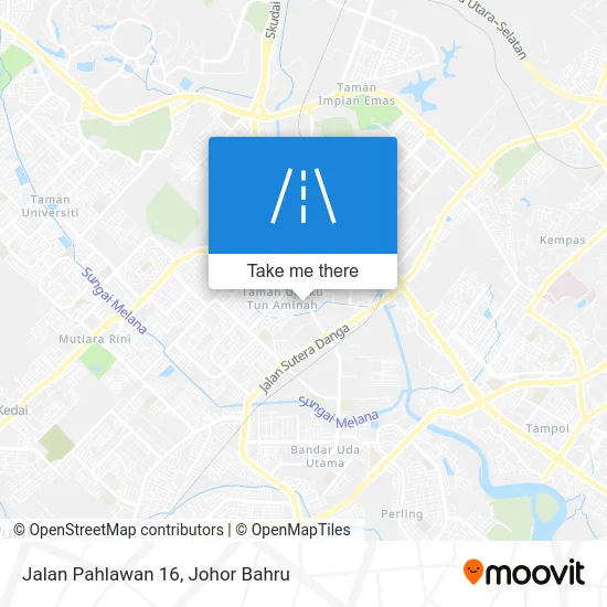 Jalan Pahlawan 16 map