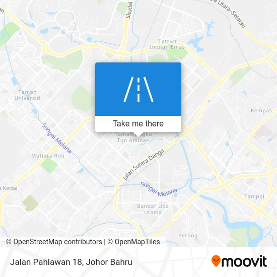 Jalan Pahlawan 18 map