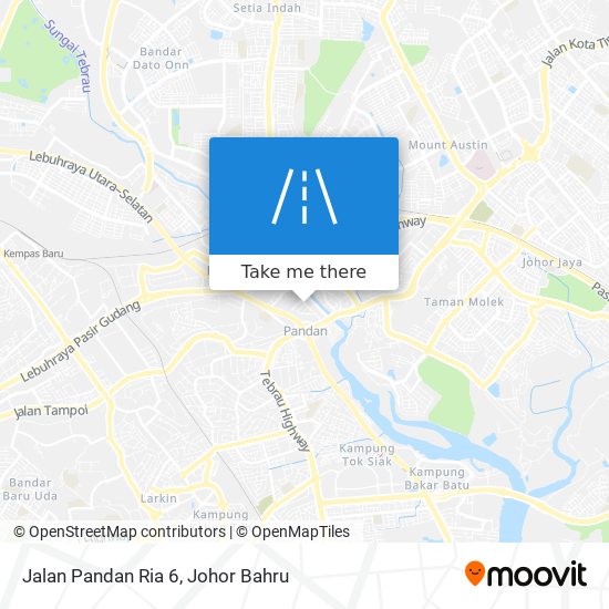 Jalan Pandan Ria 6 map