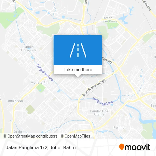Jalan Panglima 1/2 map