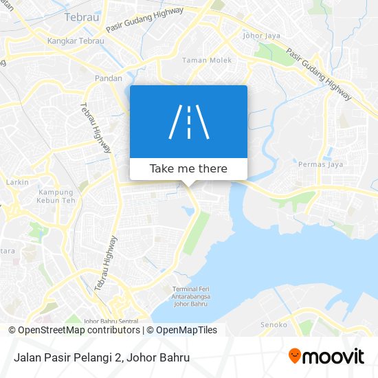 Jalan Pasir Pelangi 2 map