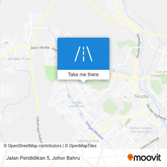 Jalan Pendidikan 5 map