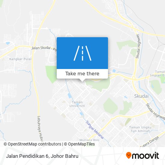 Jalan Pendidikan 6 map