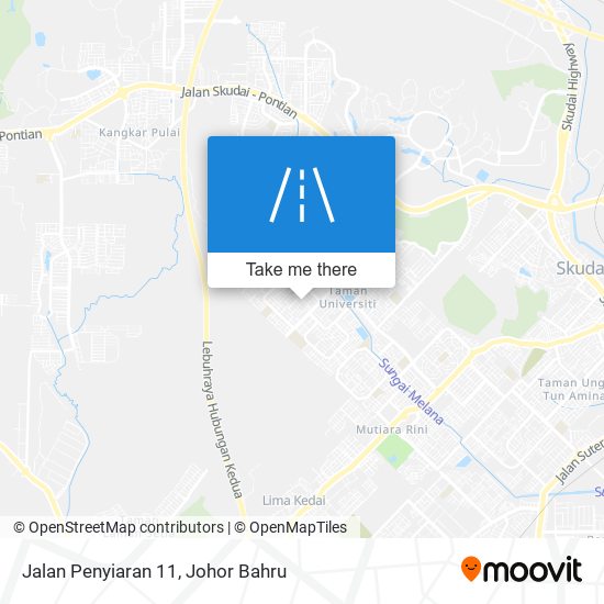 Jalan Penyiaran 11 map