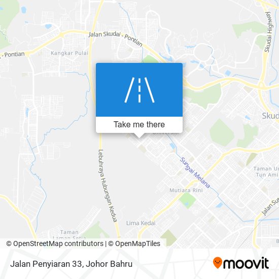 Jalan Penyiaran 33 map