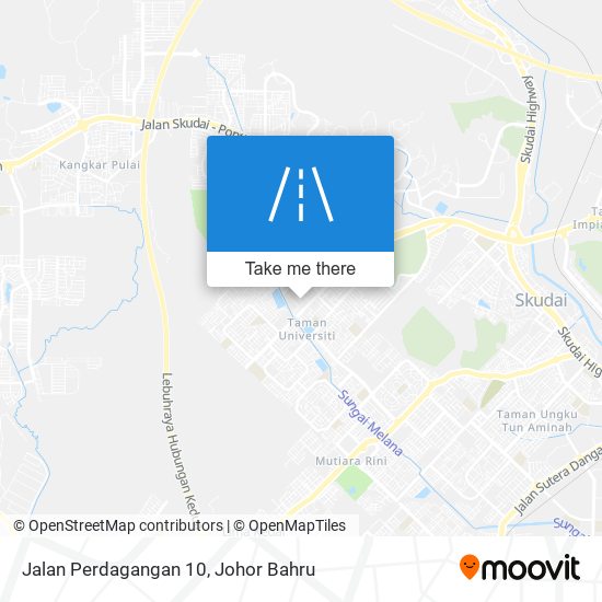 Jalan Perdagangan 10 map