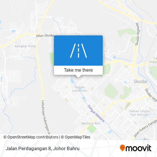 Jalan Perdagangan 8 map