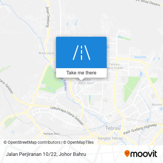 Jalan Perjiranan 10/22 map