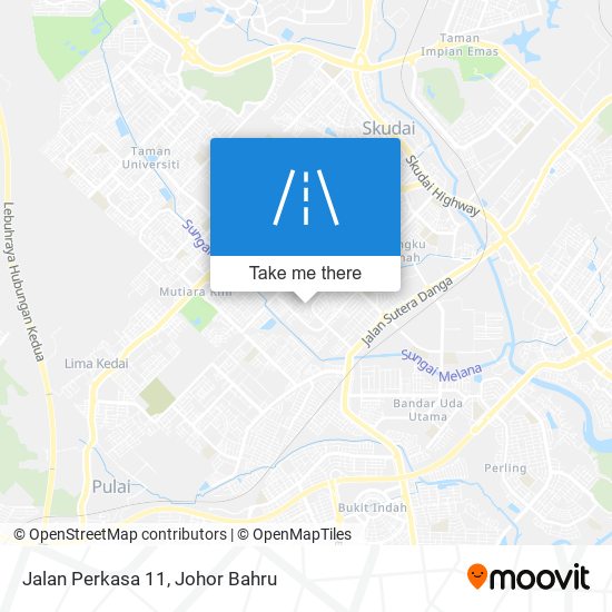 Jalan Perkasa 11 map