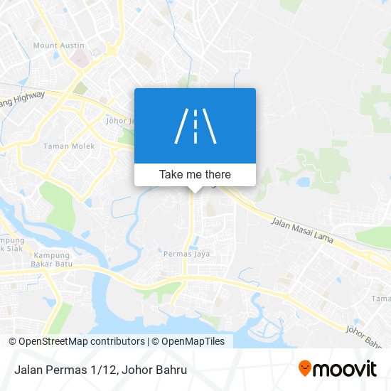 Jalan Permas 1/12 map