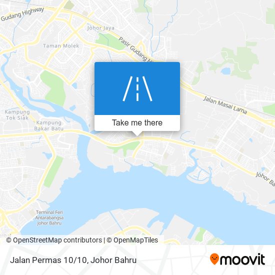 Jalan Permas 10/10 map