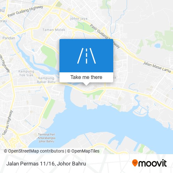 Jalan Permas 11/16 map